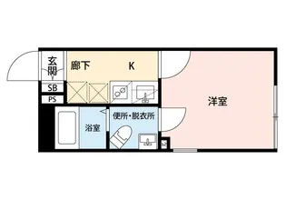 LysBlanc 東日暮里【4階】の間取り