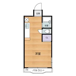 オクトワール宮崎西弐番館【5階】の間取り