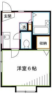 フローリ福島【1階】の間取り