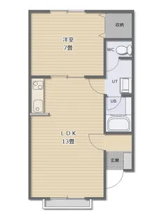 エクセレントHK【1階】の間取り