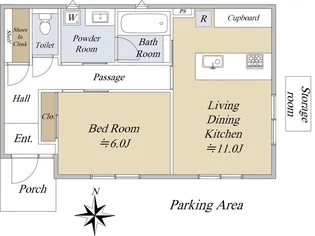 Resort Life 世田谷【1階】の間取り