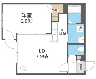 Dolce Atsubetsu(ドルチェ 厚別)【4階】の間取り