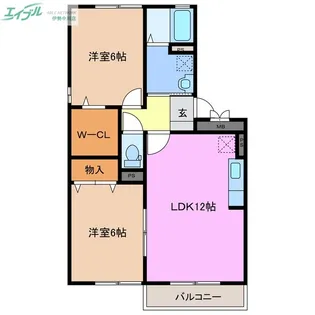 ロイヤルガーデン B【1階】の間取り