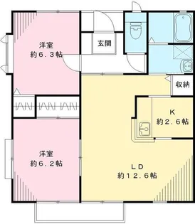 ユイマール・エフ F【2階】の間取り