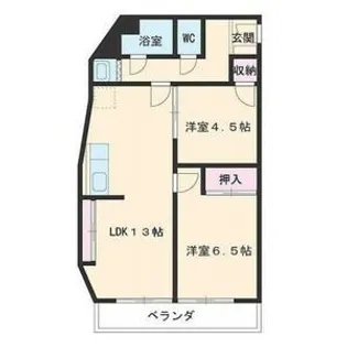 レジデンスヒルズ向台【3階】の間取り