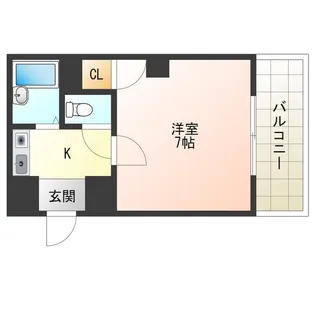 ジュネス永和【3階】の間取り