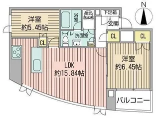 INFINITY22【5階】の間取り