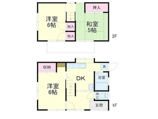 静岡県浜松市中央区鴨江2【一戸建】の間取り