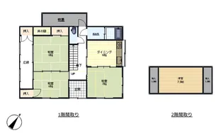 新潟県村上市杉原【一戸建】の間取り