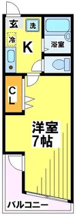 東京都世田谷区北烏山2【マンション】の間取り