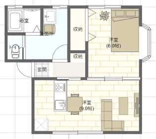 阪東ヒルズ【1階】の間取り