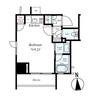 東京都江東区亀戸6【マンション】の間取り