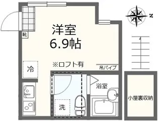 グリーンコート井草【2階】の間取り