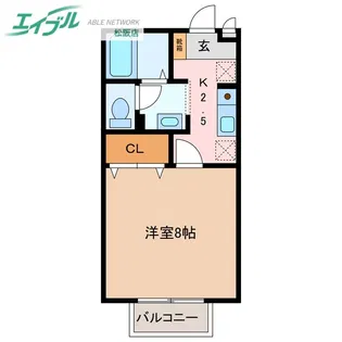 みいと寮 あい【2階】の間取り