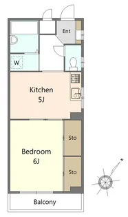 メゾンKN【3階】の間取り