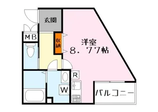 ビエノス野村【3階】の間取り