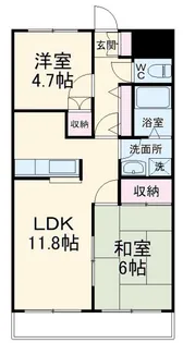 キャッスルアネックス【2階】の間取り