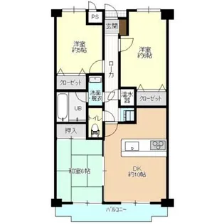 マリオン室山城址【2階】の間取り