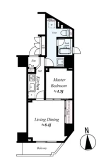 スプレスター上野根岸【2階】の間取り