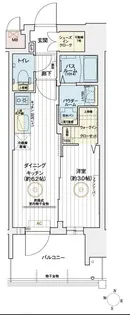 エステムコート名古屋セントリア【14階】の間取り
