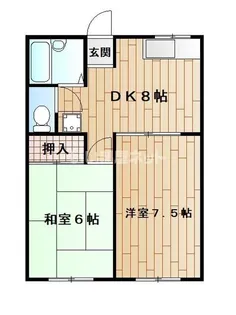 メゾンスミルナ【1階】の間取り