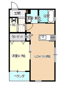 アルチェ長嶺町【2階】の間取り