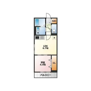 Youth Village北矢名【3階】の間取り