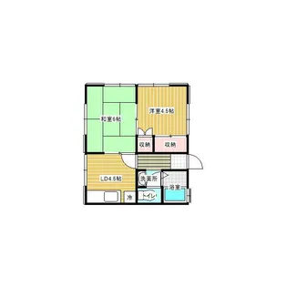 西湘ハイツ【1階】の間取り