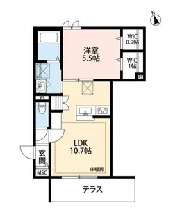 ACオハナ【1階】の間取り