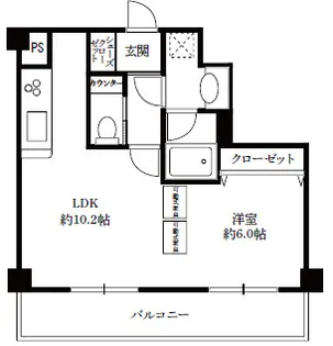 東京都豊島区巣鴨2【マンション】の間取り