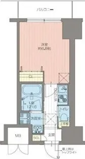 プレジオ都島本通【10階】の間取り