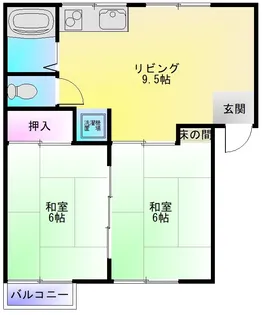 コスモハイツ陽和【2階】の間取り