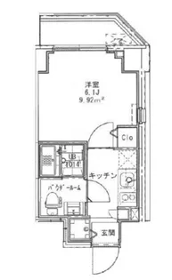SOHO赤坂【2階】の間取り