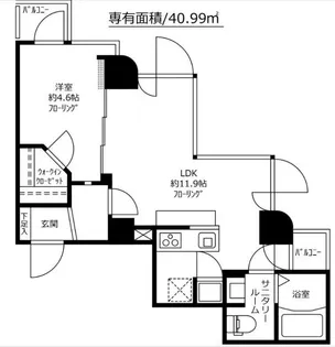 東京都世田谷区深沢6【マンション】の間取り