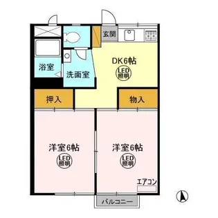 ダイハイツ85【2階】の間取り