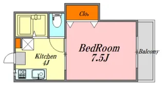 広島県広島市佐伯区五日市中央1【アパート】の間取り