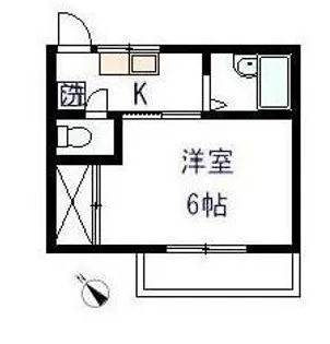 メゾンドール【2階】の間取り