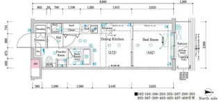 ラフィスタ鷺ノ宮【3階】の間取り