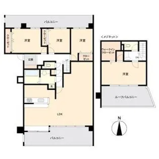 サムティレジデンス東山公園【4階】の間取り