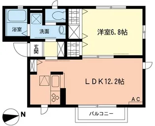 レジデンス・カイド【1階】の間取り
