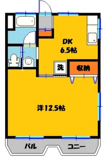 カドリーコーポ【2階】の間取り