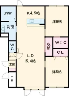 ルミュゼ末広【1階】の間取り