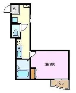 神奈川県横須賀市追浜町1【アパート】の間取り