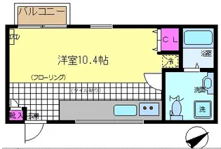 レ・スタ石神井【1階】の間取り