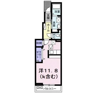 神奈川県小田原市中町2【アパート】の間取り