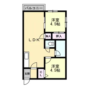 コートNAO【1階】の間取り