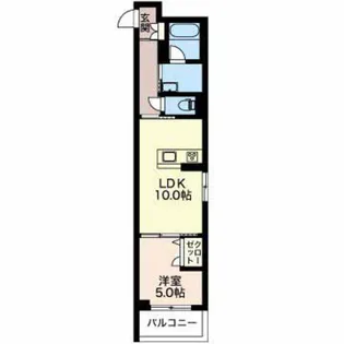 ウィステリア千歳【3階】の間取り