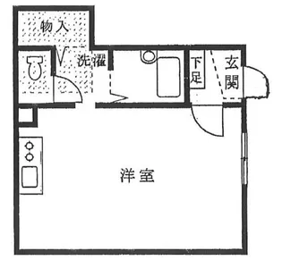 リバース千駄木【1階】の間取り