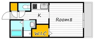 ヴァンベール京山【2階】の間取り