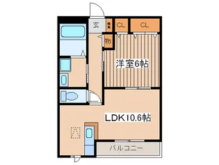 グリ-ンヒル橋本F【3階】の間取り